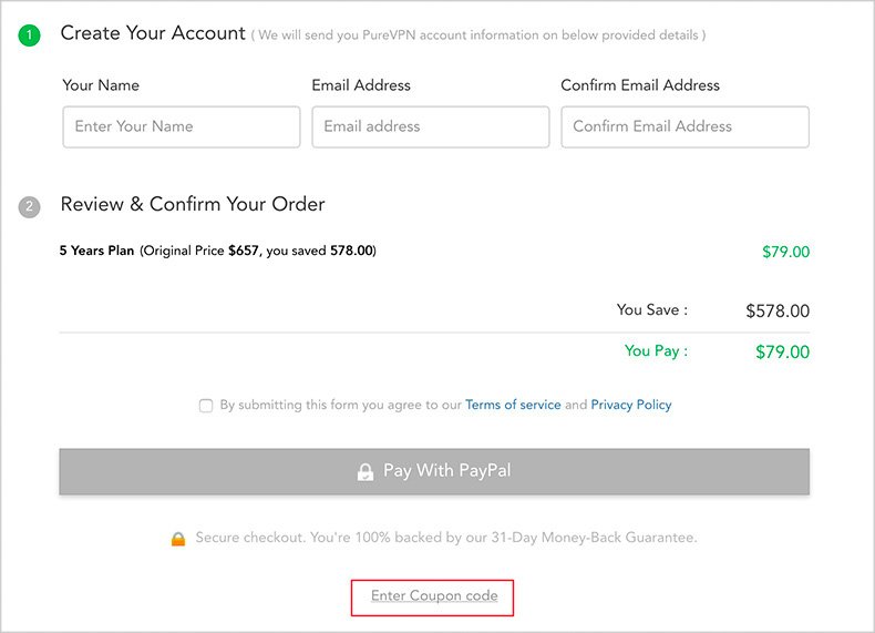 PureVPN Coupon Code