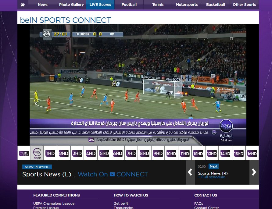 Unblock Bein Sports free - Watch Live World Cup 2014