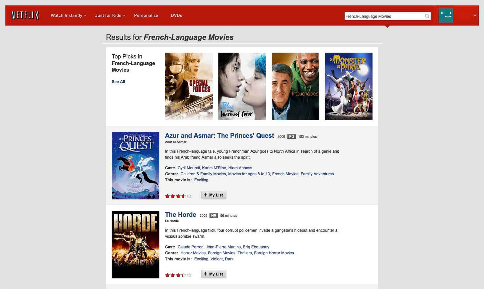 Bypass Netflix - HD movies french language