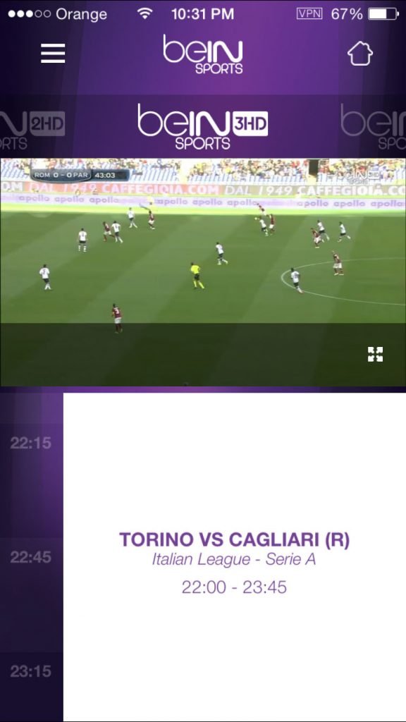 iOS iphone and ipad unblocked beinsportsconnect Error 3222