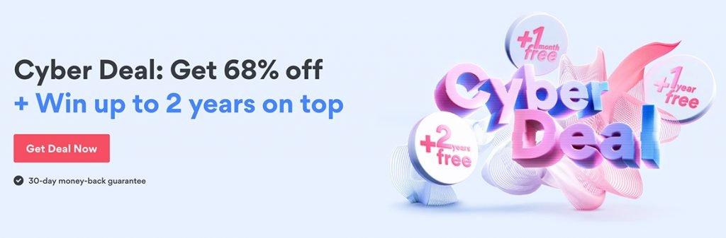 NordVPN 68% off + Win 2 years free