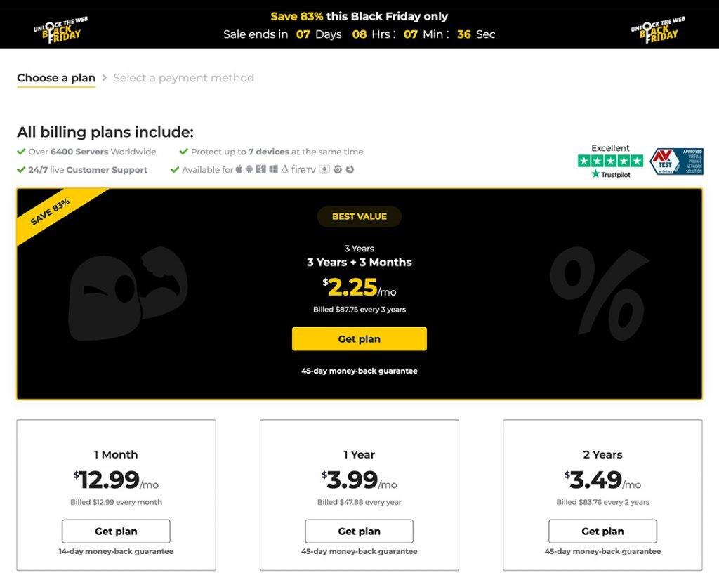 Black Friday at CyberGhost VPN