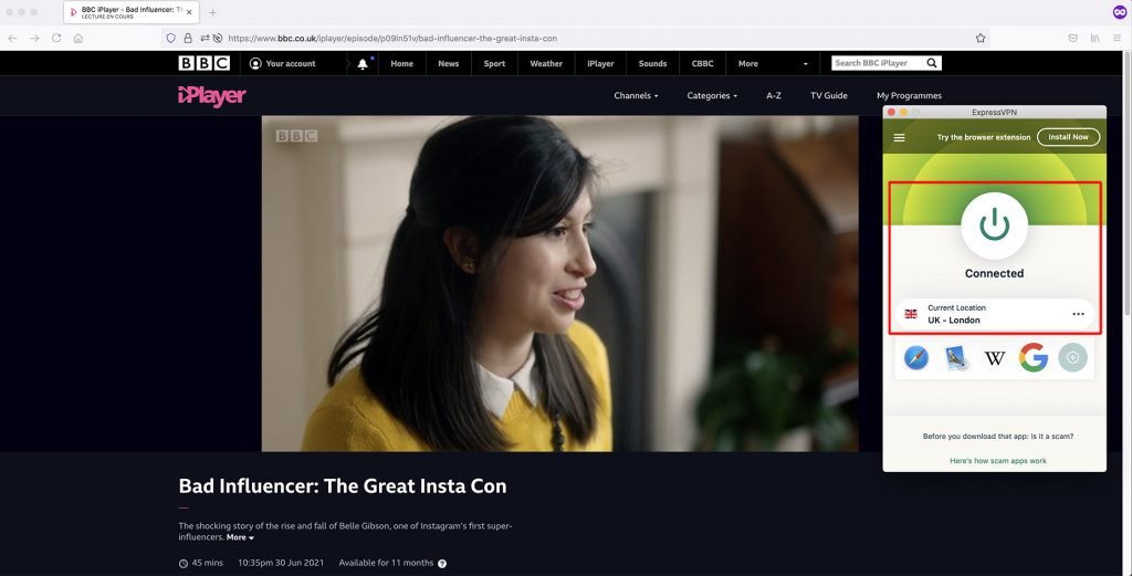 Watch BBC Three outside UK