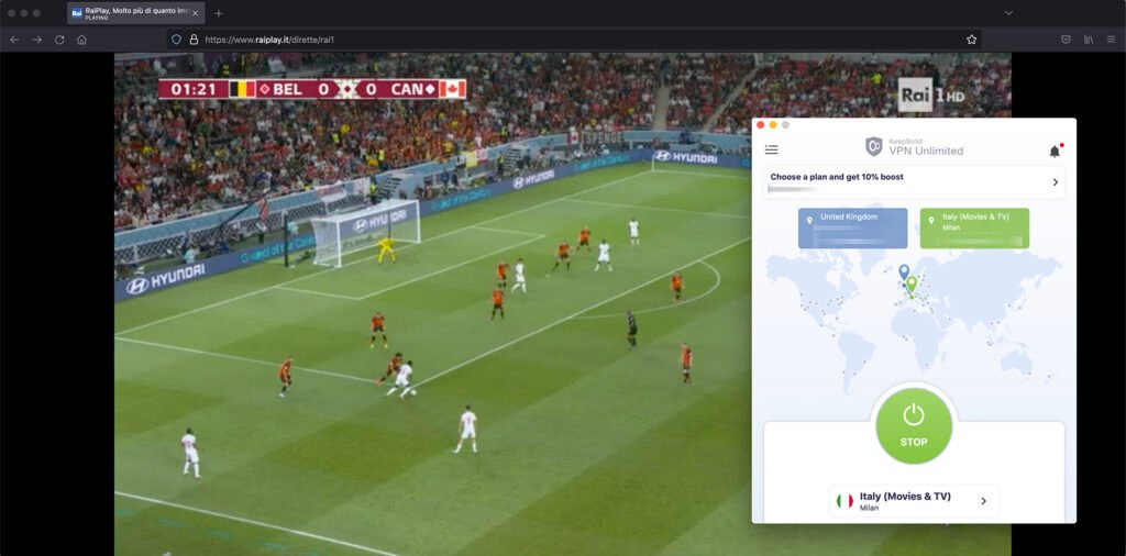 Watch RaiPlay outside italy - Live Streaming FIFA World Cup - VPN Unlimited