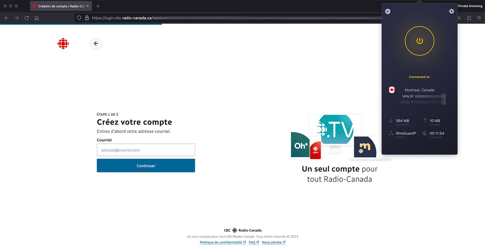 Watch Extra content of ICI TOU TV abroad outside Canada using CyberGhost VPN