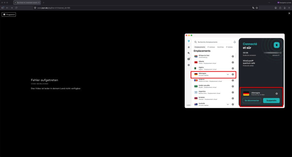 Watch Joyn Abroad and outside Germany-Bypass Geoblocked Error using Surfshark