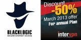Blacklogic 50% Discount for annual Plan