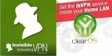 ClearOS app, alternative to your home connection (integrate VPN inside your home LAN)