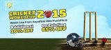 Watch the Cricket World Cup 2015 at Exclusive 75% Off!